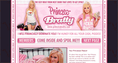 Desktop Screenshot of princessbratty.com